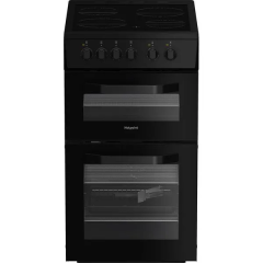 Hotpoint HTE5VCB/R 50Cm Electric Ceramic Cooker