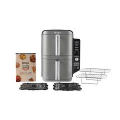 Ninja SL400UK Double Stack Xl 2-Drawer 9.5L Air Fryer - Grey