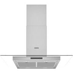 Siemens LF97GBM50B/MG 90Cm Clear Glass Island Hood