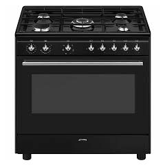 Smeg Uk CX91GMBL 90Cm Concert Dual Fuel Range Cooker