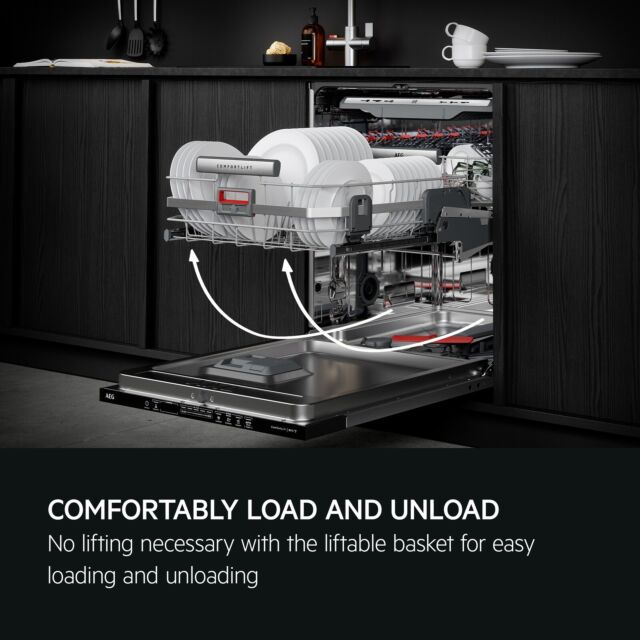 AEG FSE83837P 60Cm Full-Size Integrated Dishwasher