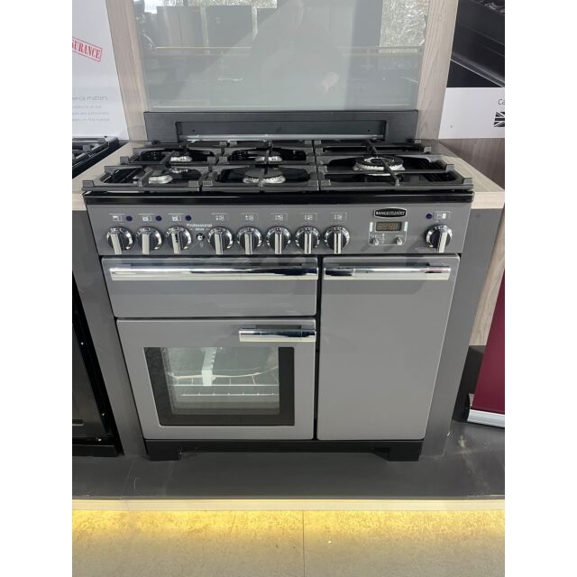Rangemaster PDL90DFFSL/C 90Cm Dual Fuel Range Cooker 