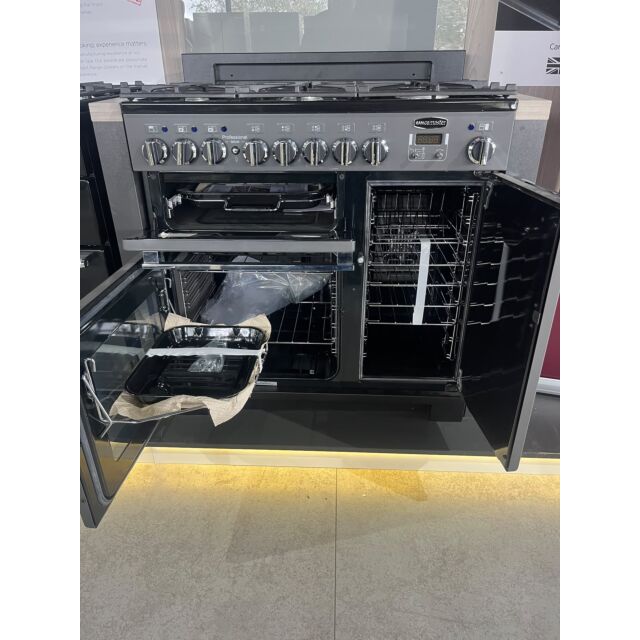 Rangemaster PDL90DFFSL/C 90Cm Dual Fuel Range Cooker 