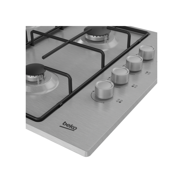 Beko CIHYG21SX 61cm Gas Hob - Stainless Steel