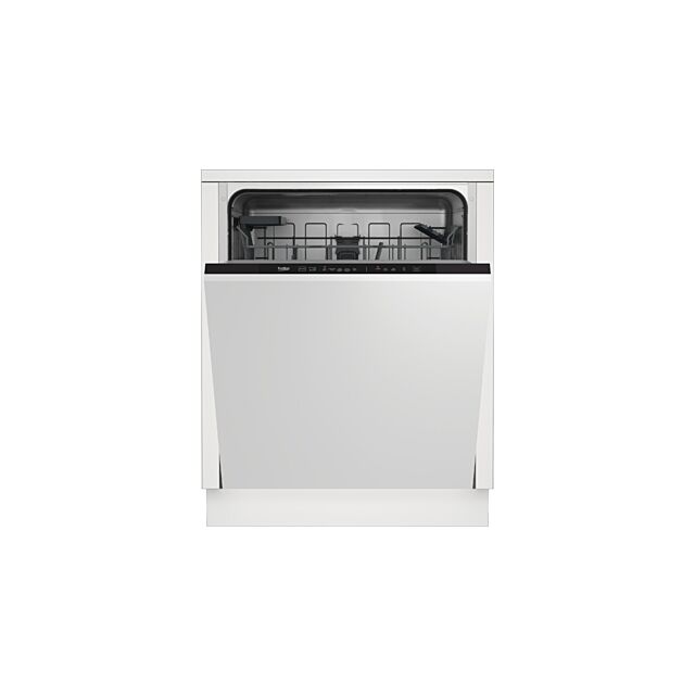 Beko DIN15C20 Integrated Full Size Dishwasher - 14 Place Settings