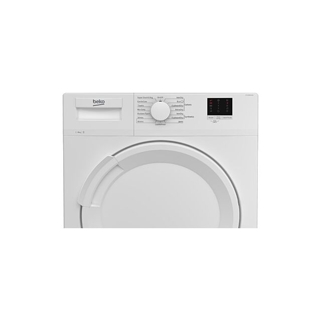 Beko DTLCE80041W 8Kg Condenser Tumble Dryer - White