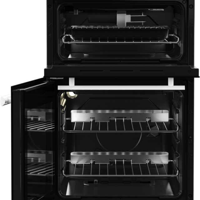 Beko EDG507W 50Cm Twin Cavity Gas Cooker