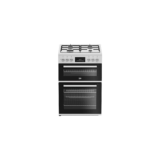 Beko FDD6231W/MG 60 Cm Dual Fuel Cooker