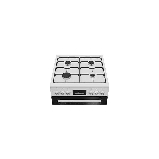 Beko FDD6231W/MG 60 Cm Dual Fuel Cooker