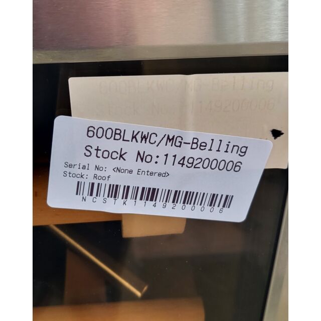 Belling 600WC/MG Built In Wine Cooler