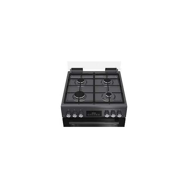 Blomberg GGRN655N 60Cm Gas Double Oven With Glass Lid