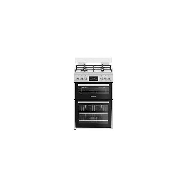 Blomberg GGRN655W Freestanding 60Cm Gas Double Oven With Lid 