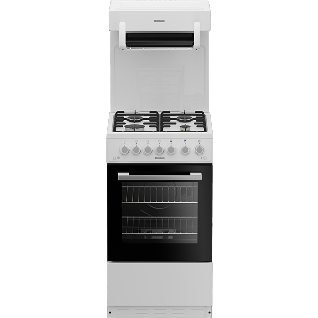 Blomberg GGS9151W 50Cm Single Oven Gas Cooker With Eye Level Grill