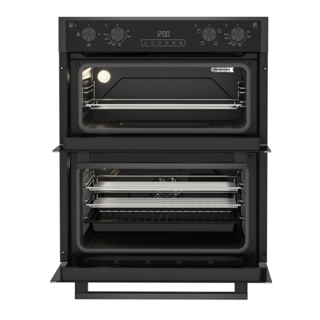 Blomberg Rotn9202dx 59.4Cm Built Under Electric Double Oven - Dark Steel