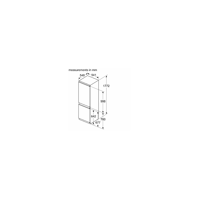 Bosch KIN86NSF0G/MG Serie|2 No Frost Fridge Freezer
