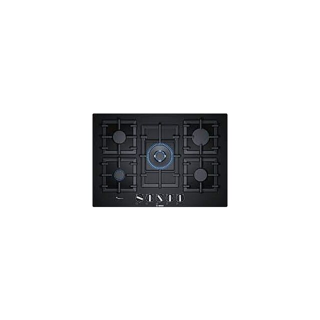 Bosch PPQ7A6B90 Five Burner Glass On Gas Hob 
