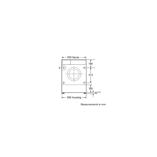 Bosch WKD28543GB/MG 7/4Kg Integrated Washer Dryer
