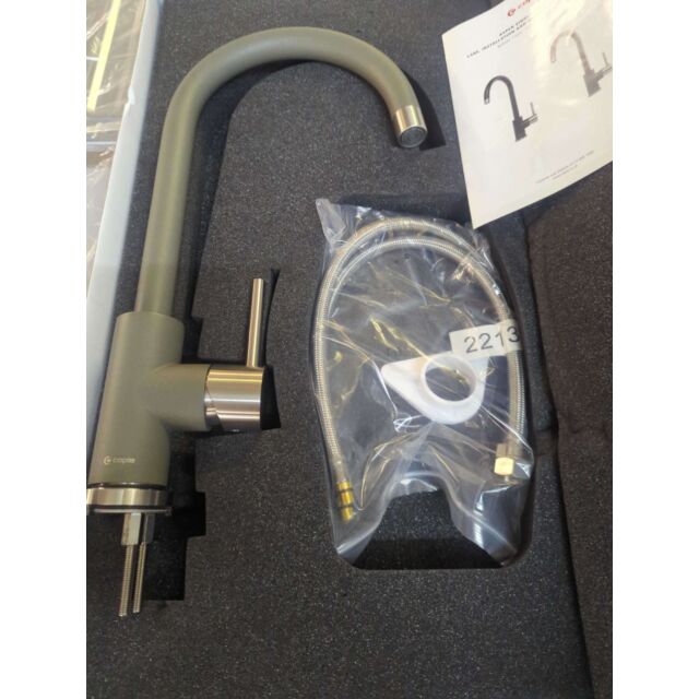Caple ASP2/PG/OG Aspen Single Lever Tap Pebble Grey