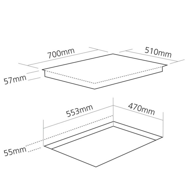 Caple C787G 5 Burner Gas Hob