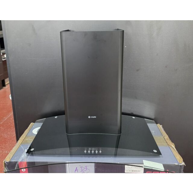Caple CGC711BK/OG 70Cm Curved Glass Cooker Hood