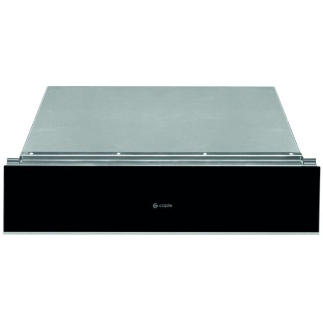 Caple WD140BK 'Sense' Black Glass Warming Drawer