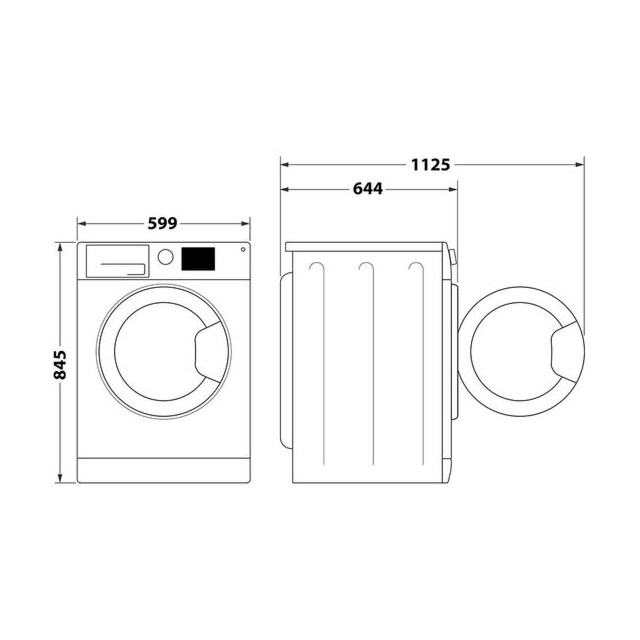 Hotpoint H899ADGPOWERUK/R 9 Kg 1400 Spin Washing Machine