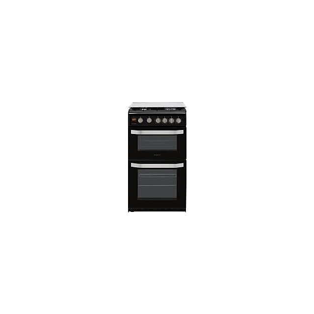 Hotpoint HD5G00CCBK/R 50Cm Double Oven Gas Cooker
