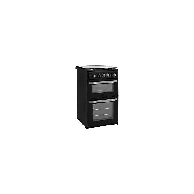 Hotpoint HD5G00CCBK/R 50Cm Double Oven Gas Cooker