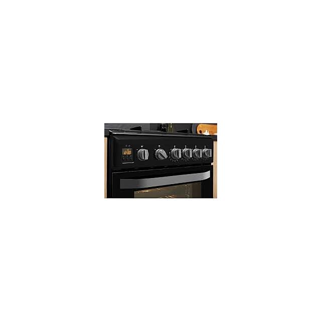 Hotpoint HD5G00CCBK/R 50Cm Double Oven Gas Cooker