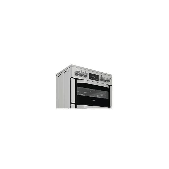 Hotpoint HDD6GDC2WX 60Cm Dual Fuel Double Oven Cooker