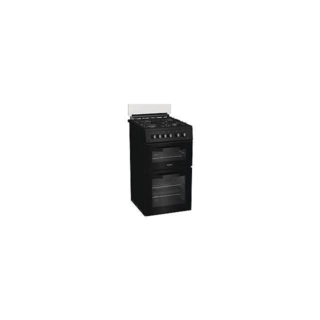 Hotpoint HDG5GCB/R 50Cm Gas Double Cooker