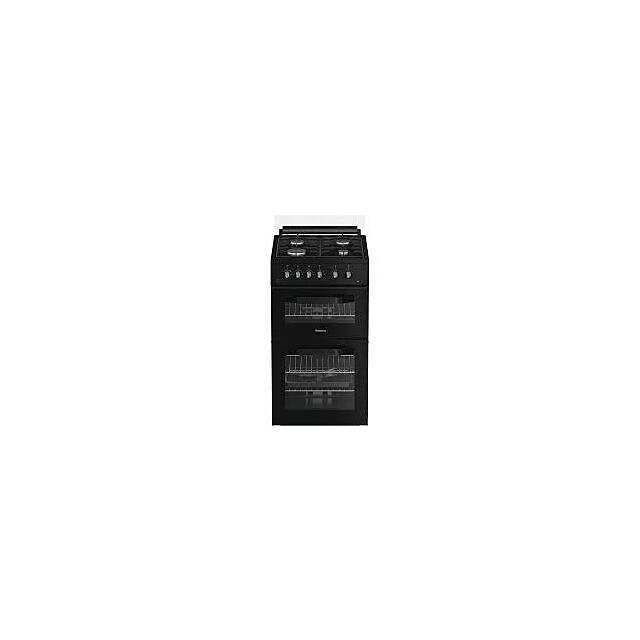 Hotpoint HDG5GCB/R 50Cm Gas Double Cooker
