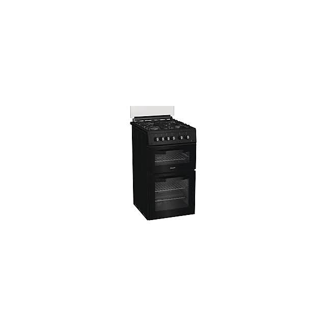 Hotpoint HDG5GCB/R 50Cm Gas Double Cooker