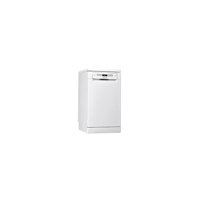 Hotpoint HSFO3T223W/R Freestanding Slimline Dishwasher