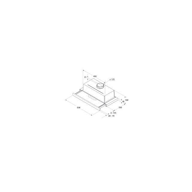 Hotpoint HSFX.1/1/R TELESCOPIC COOKER HOOD