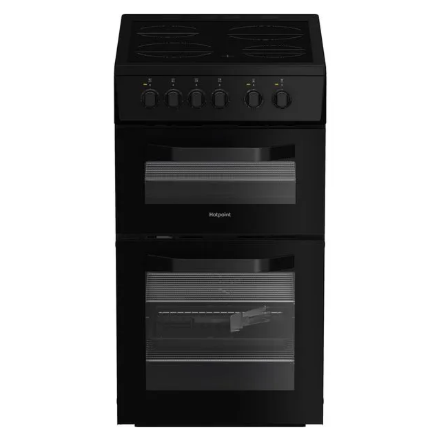 Hotpoint HTE5VCB/R 50Cm Electric Ceramic Cooker