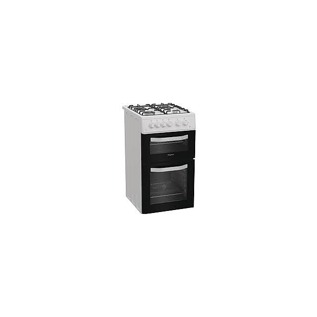 Hotpoint HTG5GCW/R 50Cm Gas Twin Cooker