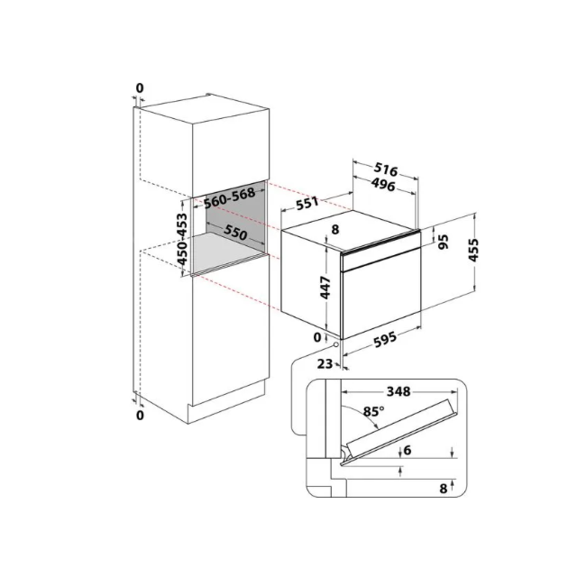 Hotpoint MS998IXH/R Built In Combi Steam Oven
