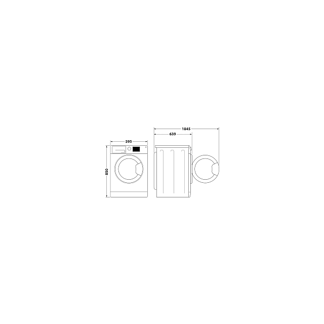Hotpoint NSWM1146W/R 11Kg Washing Machine