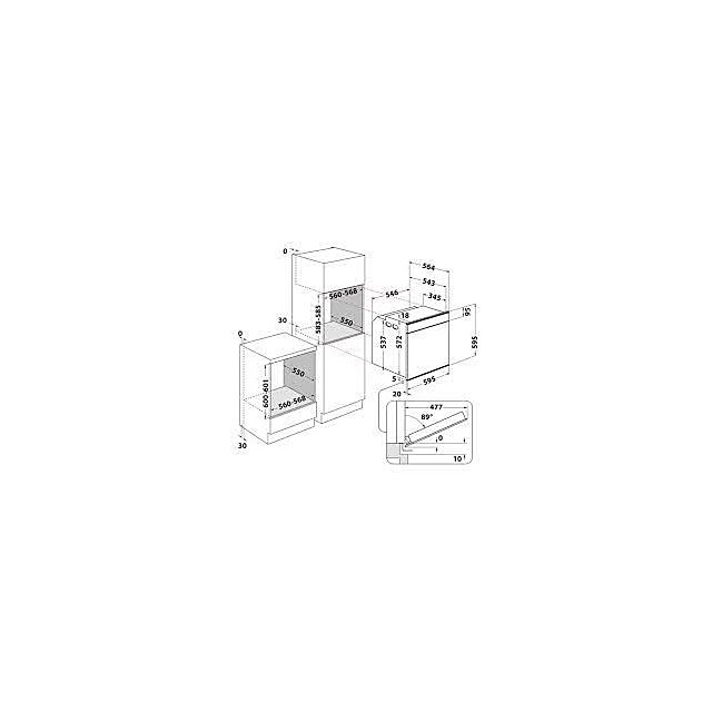 Hotpoint SI7871SCIX/R Single Fan Assisted Oven