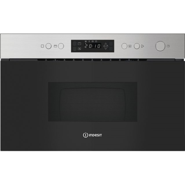 Indesit IMK12X/R Built In Small Microwave With Grill 