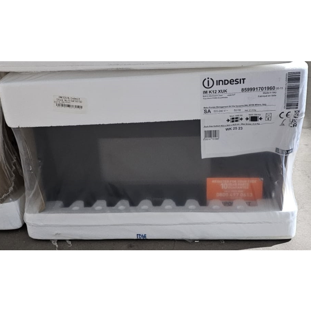 Indesit IMK12X/R Built In Small Microwave With Grill 