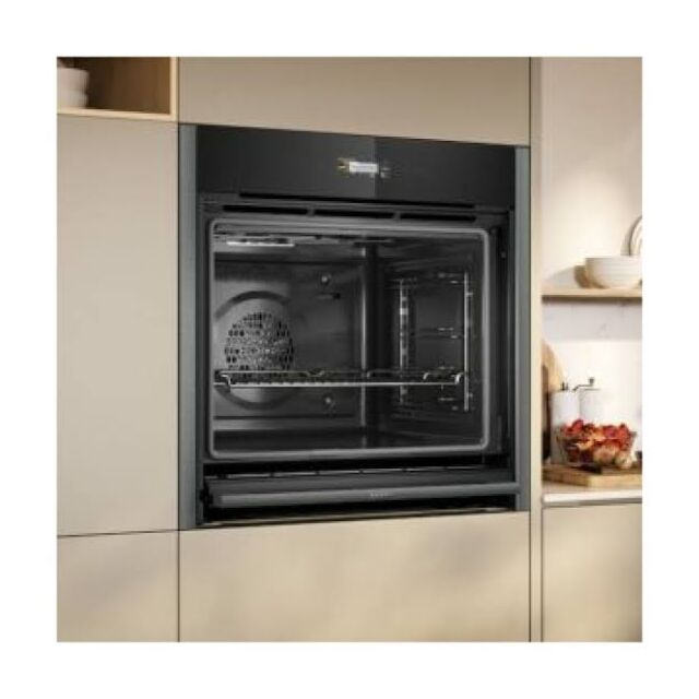 Neff B54CR71G0B 60cm Slide and Hide Built In Electric Single Oven
