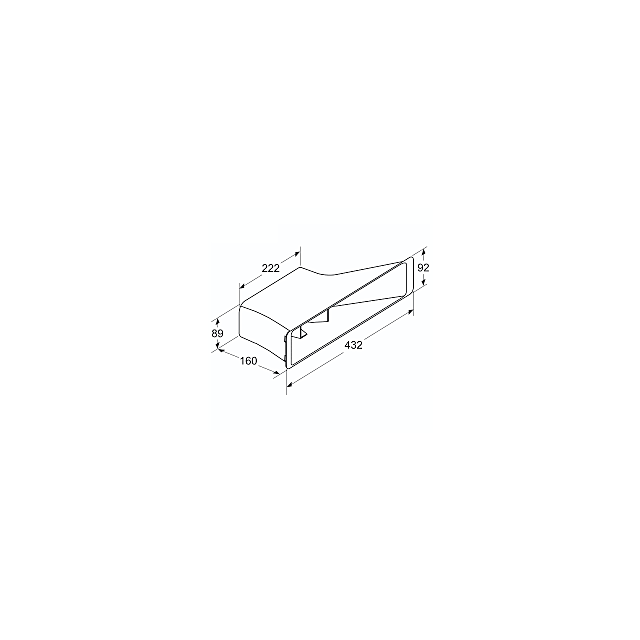 Siemens HZ9VRPD1/MG Plinth Diffuser