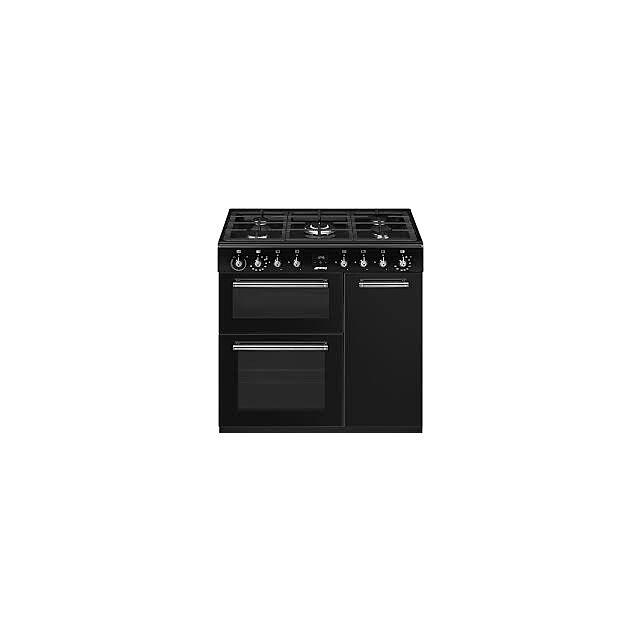 Smeg Uk CX93GMBL 90Cm Dual Fuel Range Cooker