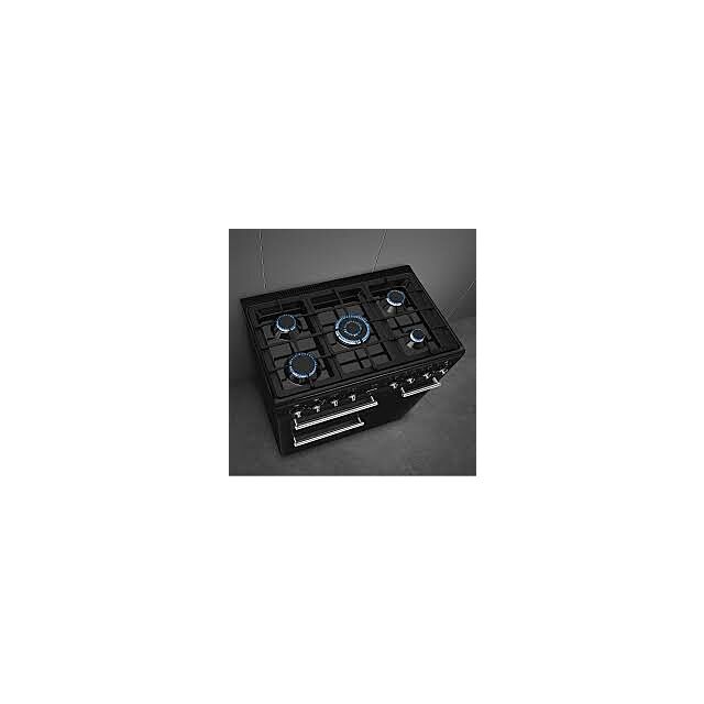 Smeg Uk CX93GMBL 90Cm Dual Fuel Range Cooker