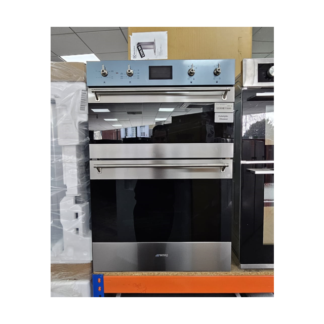 Smeg Uk DOSF6390X/MG Built In Electric Double Oven