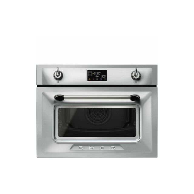 Smeg SF4920MCX Smeg Victoria Traditional Compact Combination Microwave Oven