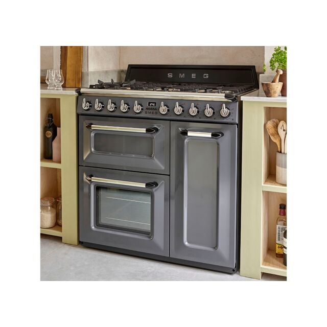 Smeg Uk TR103GR 100Cm Victoria Dual Fuel Range Cooker