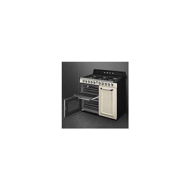 Smeg TR103P Victoria 100Cm Dual Fuel Range Cooker Cream
